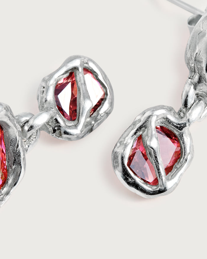 Thinking Mu Pendientes Plata Pressure