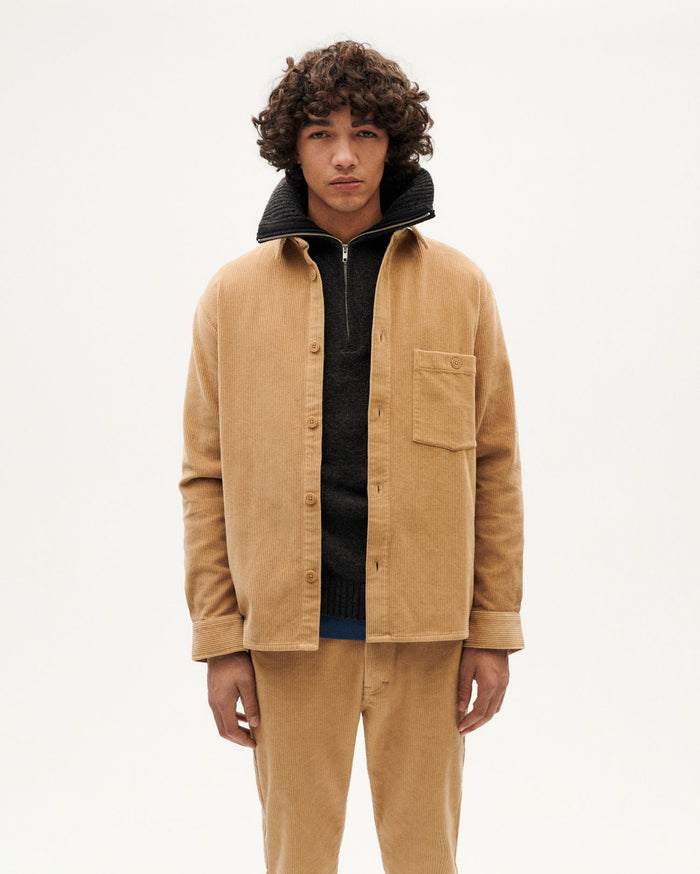 Thinking Mu Sobrecamisa Beige Pana Theo