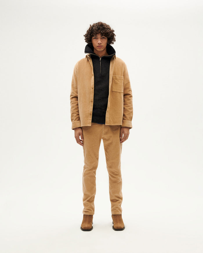 Thinking Mu Sobrecamisa Beige Pana Theo