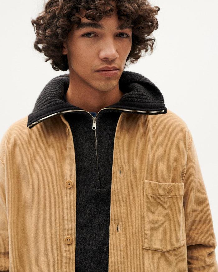 Thinking Mu Sobrecamisa Beige Pana Theo