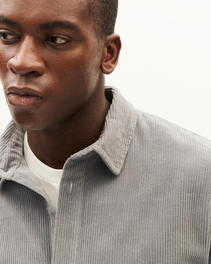 Thinking Mu Sobrecamisa Gris Pana Theo