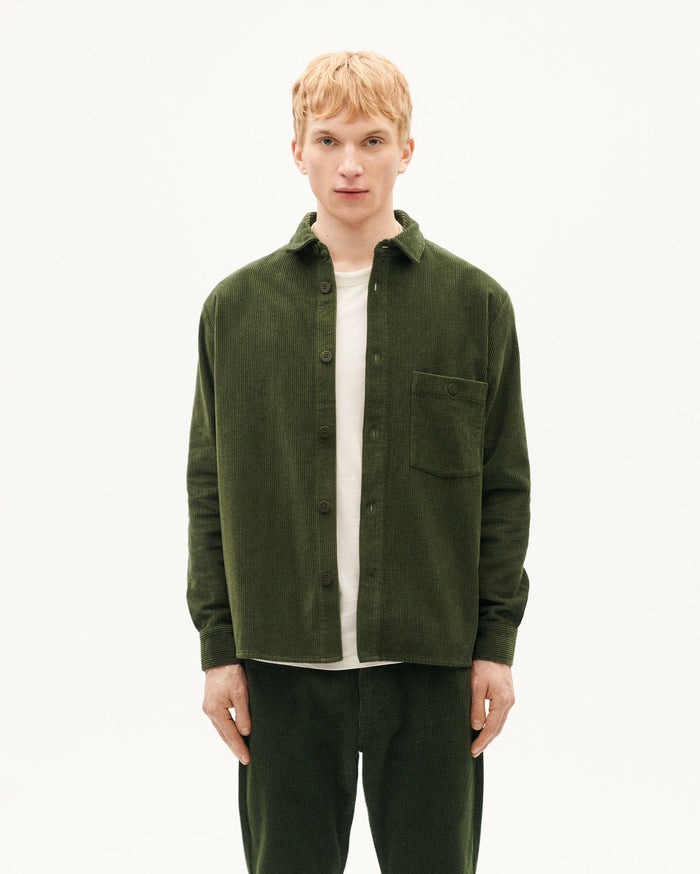 thinking mu Sobrecamisa verde pana Theo