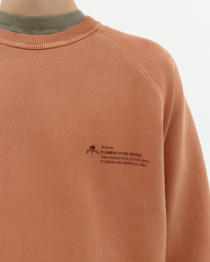 Thinking Mu Sudadera Achiote Tinte Natural Unisex
