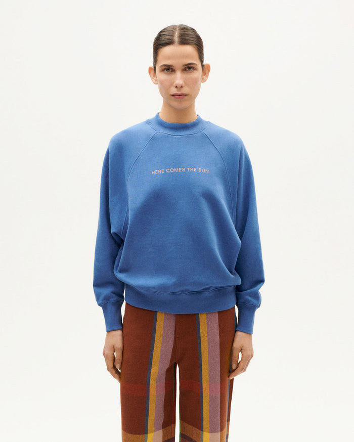 Thinking Mu Sudadera Azul Here Comes The Sun