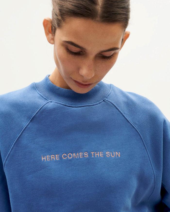 Thinking Mu Sudadera Azul Here Comes The Sun