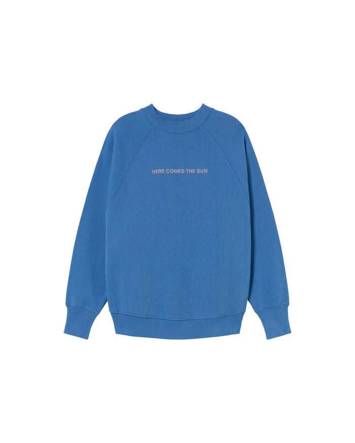 thinking mu Sudadera azul Here comes the sun