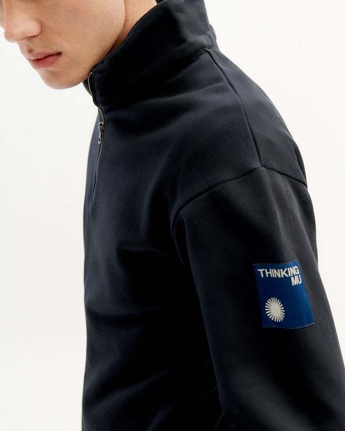 Thinking Mu Sudadera Azul Navy Challenger