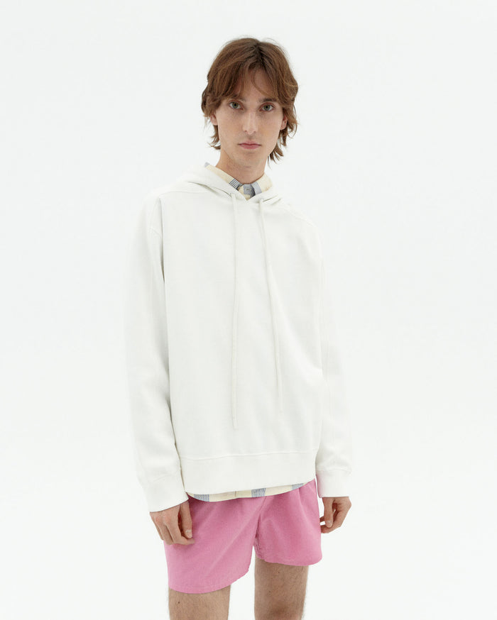 thinking mu Sudadera blanca con capucha Finn