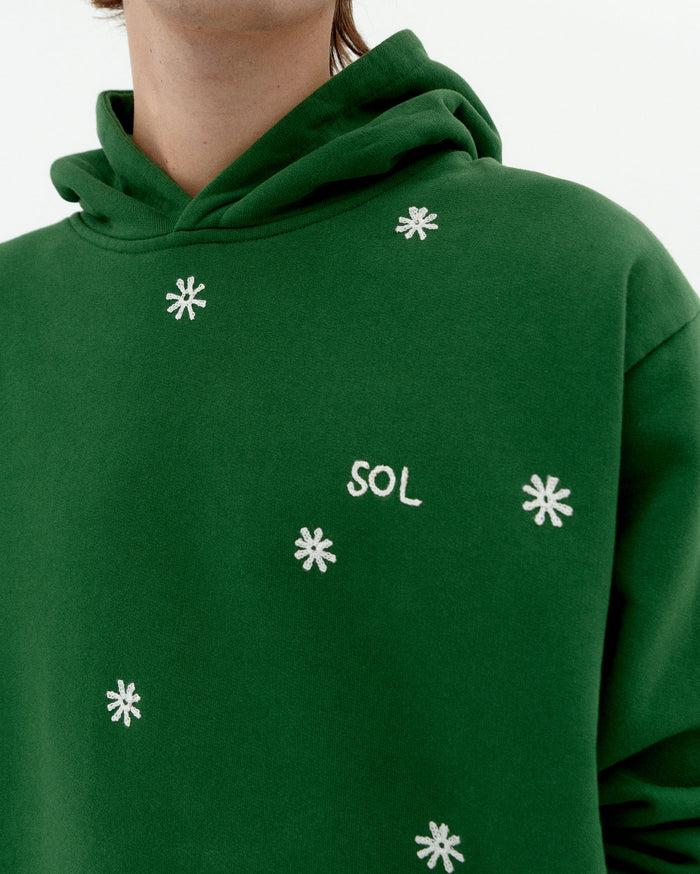 Thinking Mu Sudadera Capucha Verde Solsol Simon