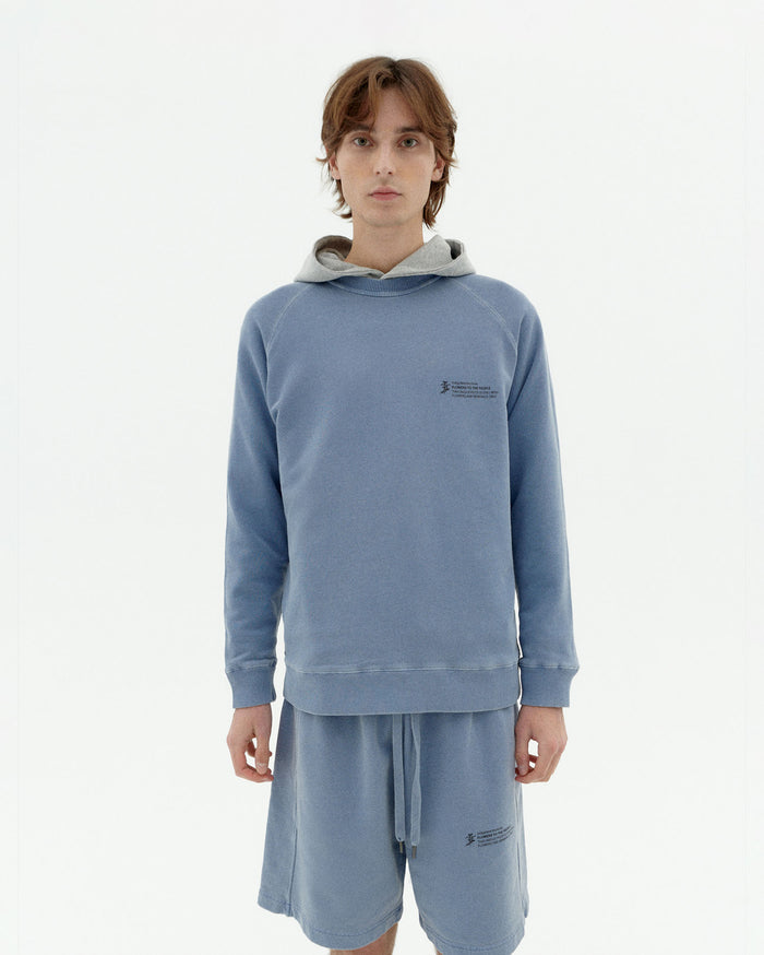 Thinking Mu Sudadera Indigo Tinte Natural Unisex