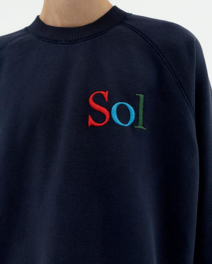 Thinking Mu Sudadera Navy Sol Type Pepe