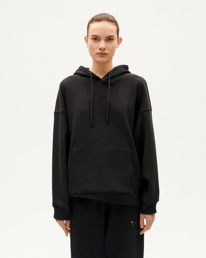 Thinking Mu Sudadera Negra Andrea Unisex