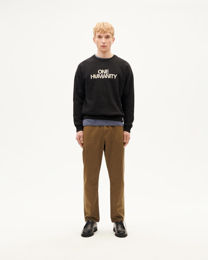 Thinking Mu Sudadera Negra One Humanity