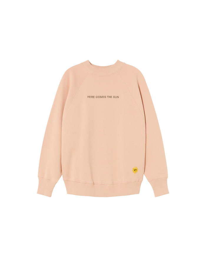Thinking Mu Sudadera Rosa Here Comes The Sun