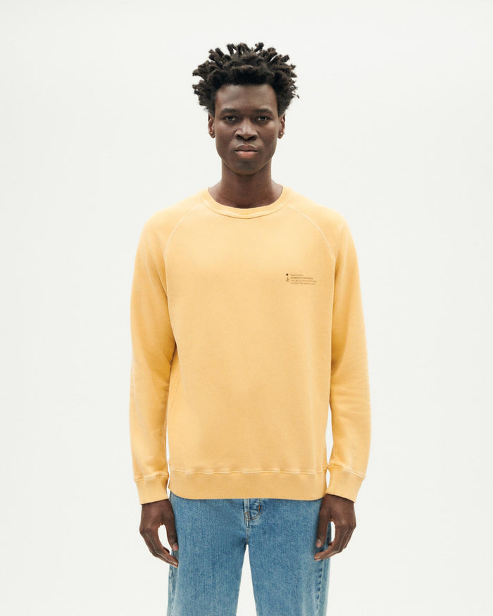 Thinking Mu Sudadera Tagetes Tinte Natural Hombre