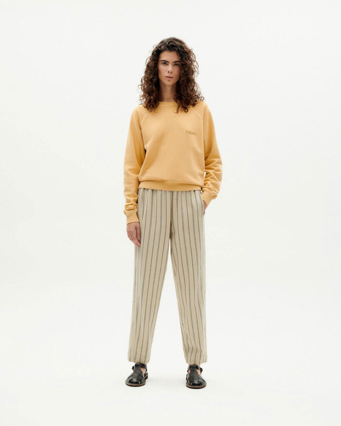 Thinking Mu Sudadera Tagetes Tinte Natural Unisex