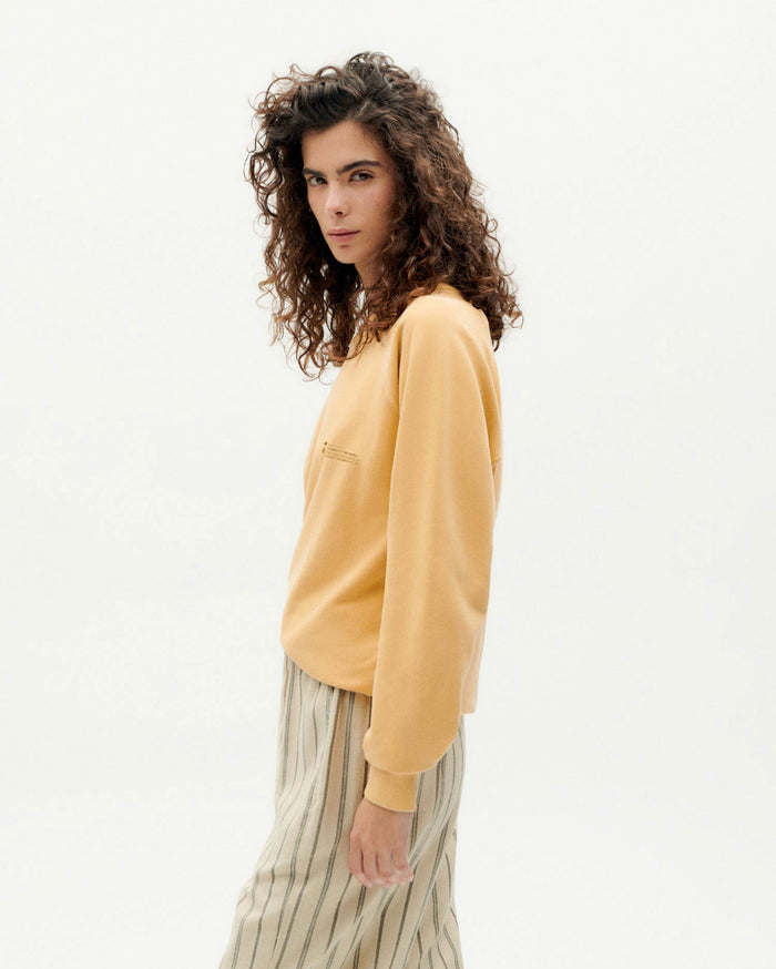 Thinking Mu Sudadera Tagetes Tinte Natural Unisex