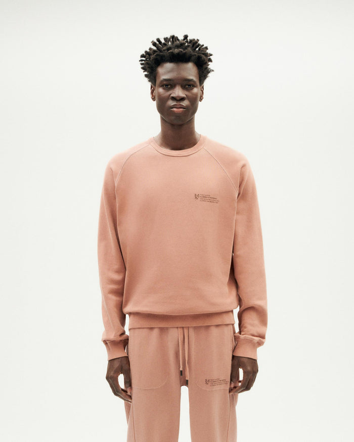 thinking mu Sudadera Tierra tinte natural hombre