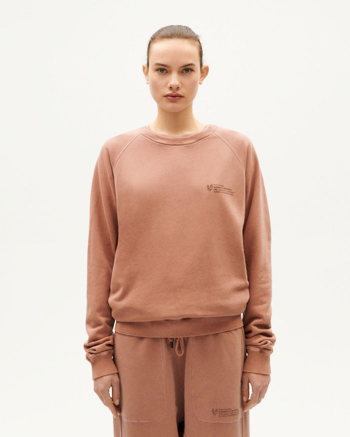 thinking mu Sudadera Tierra tinte natural unisex