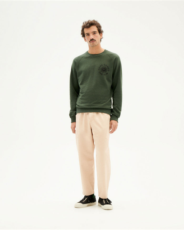 Thinking Mu Sudadera Verde Happy Sun