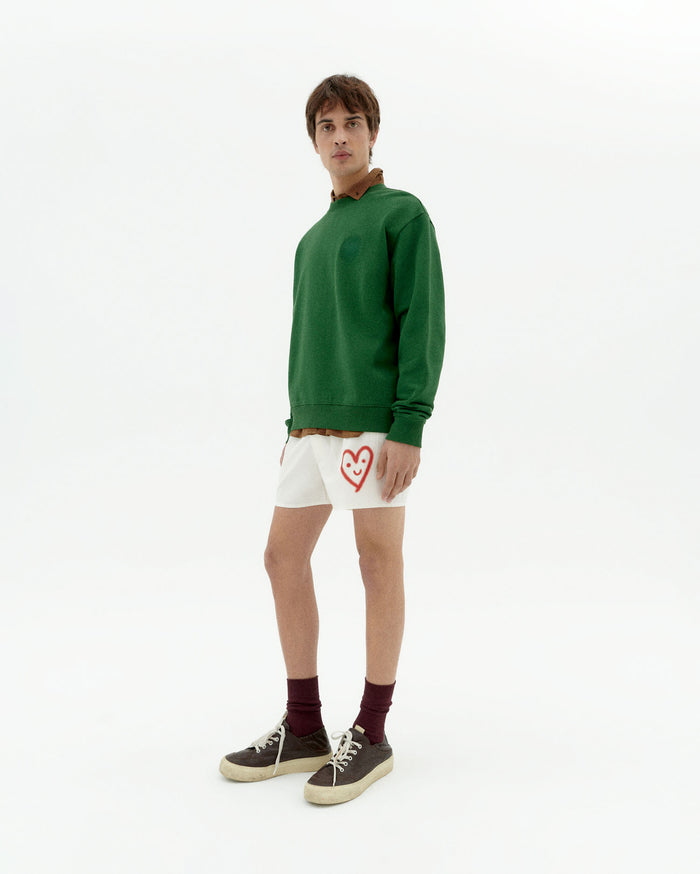 Thinking Mu Sudadera Verde Sol Type Leon