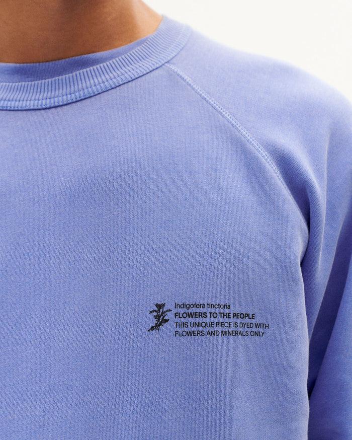 Thinking Mu Sudadera Violeta Tinte Natural Hombre