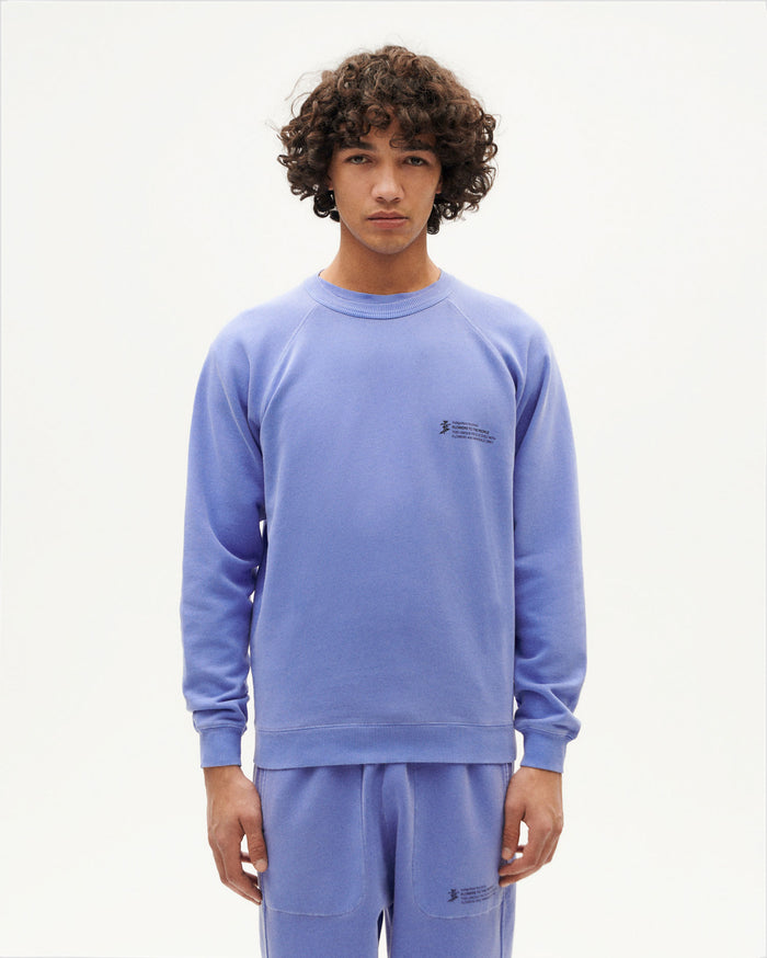 thinking mu Sudadera Violeta tinte natural hombre