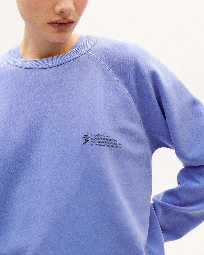 Thinking Mu Sudadera Violeta Tinte Natural Unisex