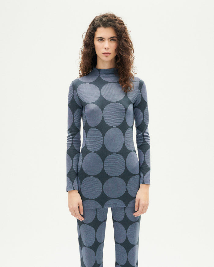 Thinking Mu Top Azul Japan Vela