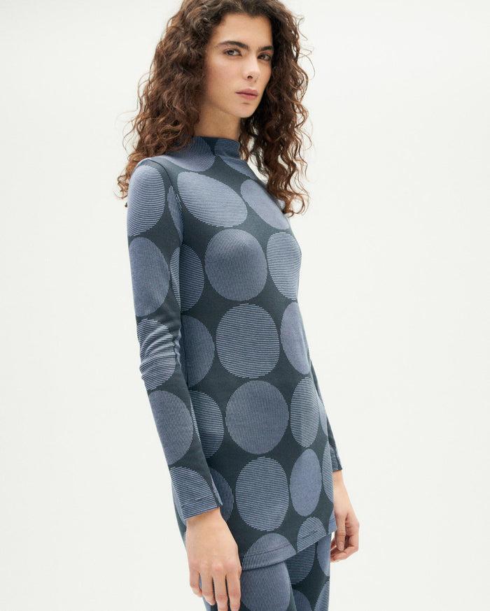 Thinking Mu Top Azul Japan Vela