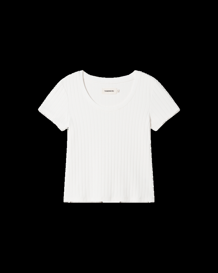 Thinking Mu Top Blanco Trash Cara