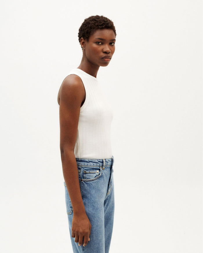 Thinking Mu Top Blanco Trash Turkana