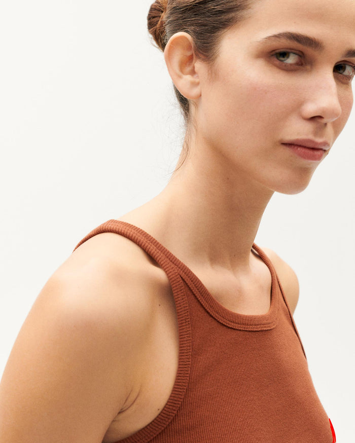 Thinking Mu Top Marrón Harriet