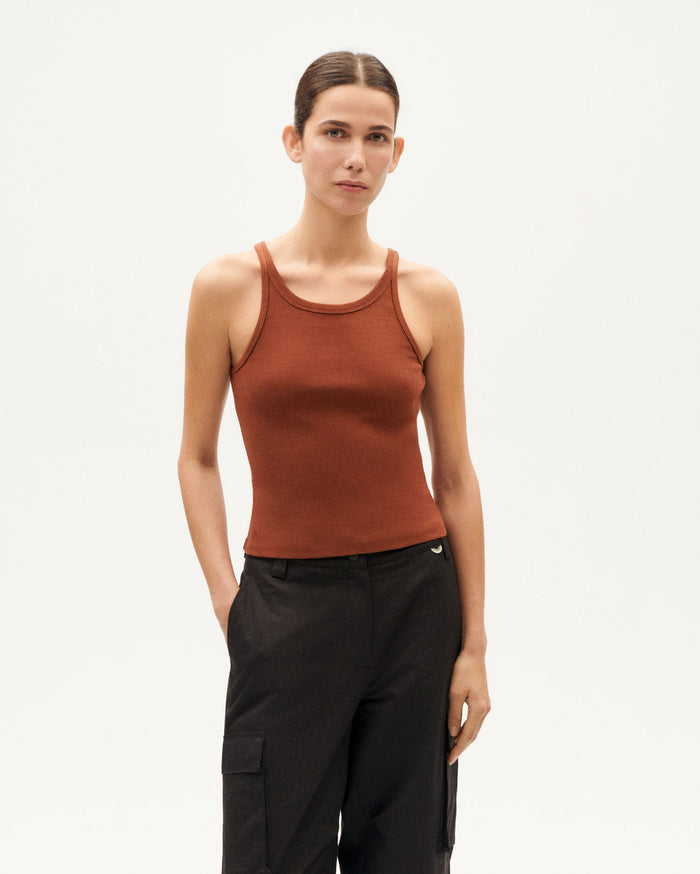 thinking mu Top marrón Harriet