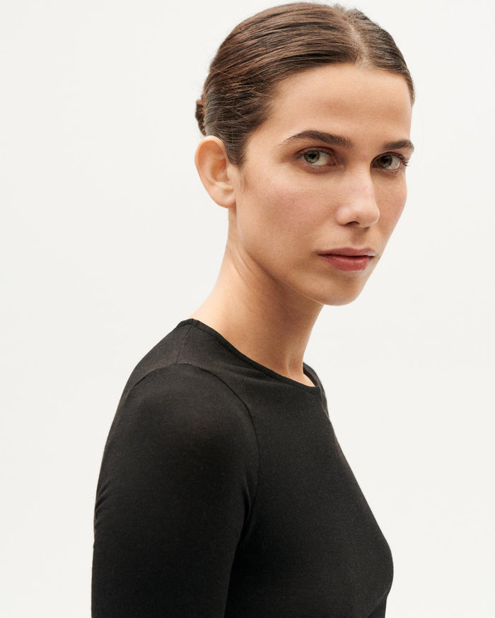 Thinking Mu Top Negro Cachemir Brisa