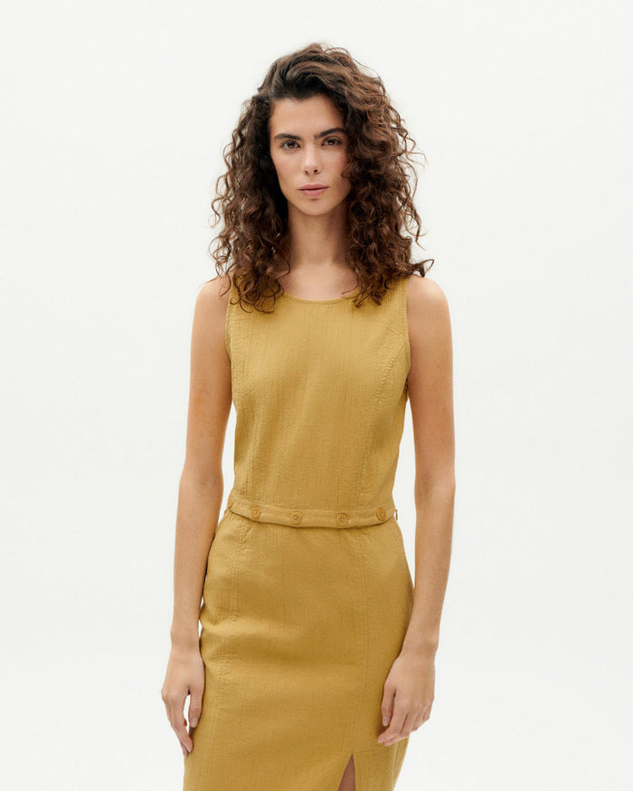 Thinking Mu Vestido Amarillo Wila