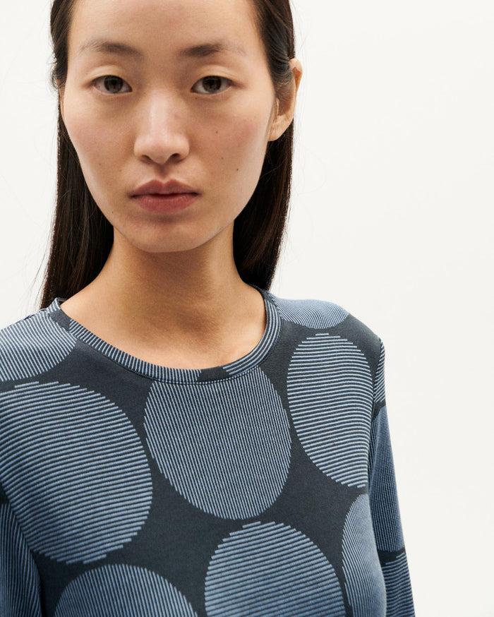 Thinking Mu Vestido Azul Japan Helen