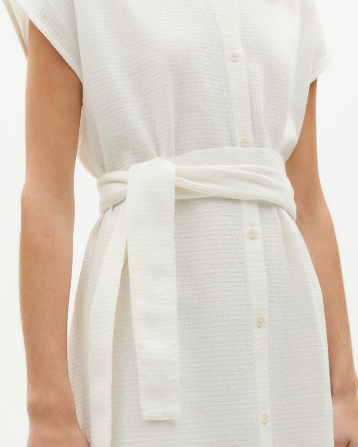 Thinking Mu Vestido Blanco Gretel