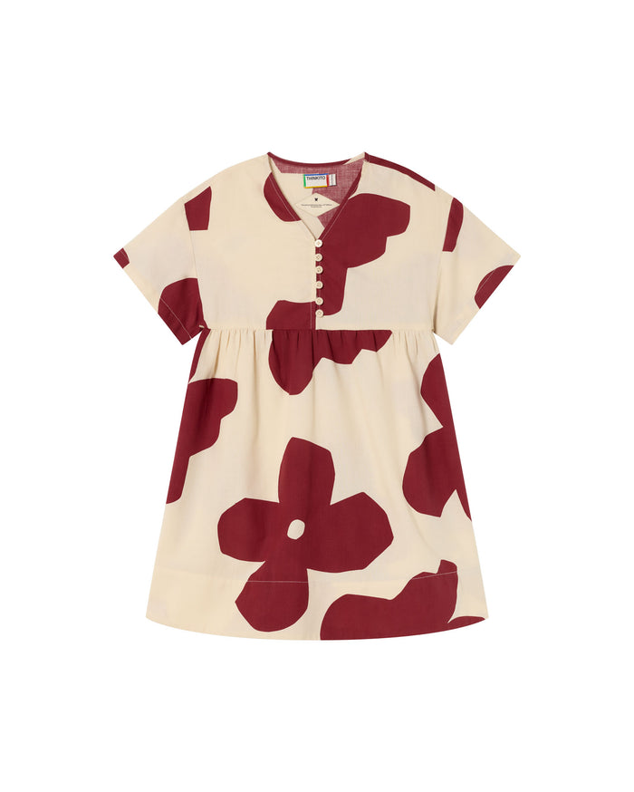 thinking mu Vestido flores butterfly Lucky