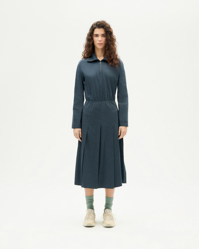 Thinking Mu Vestido Grafito Gillian