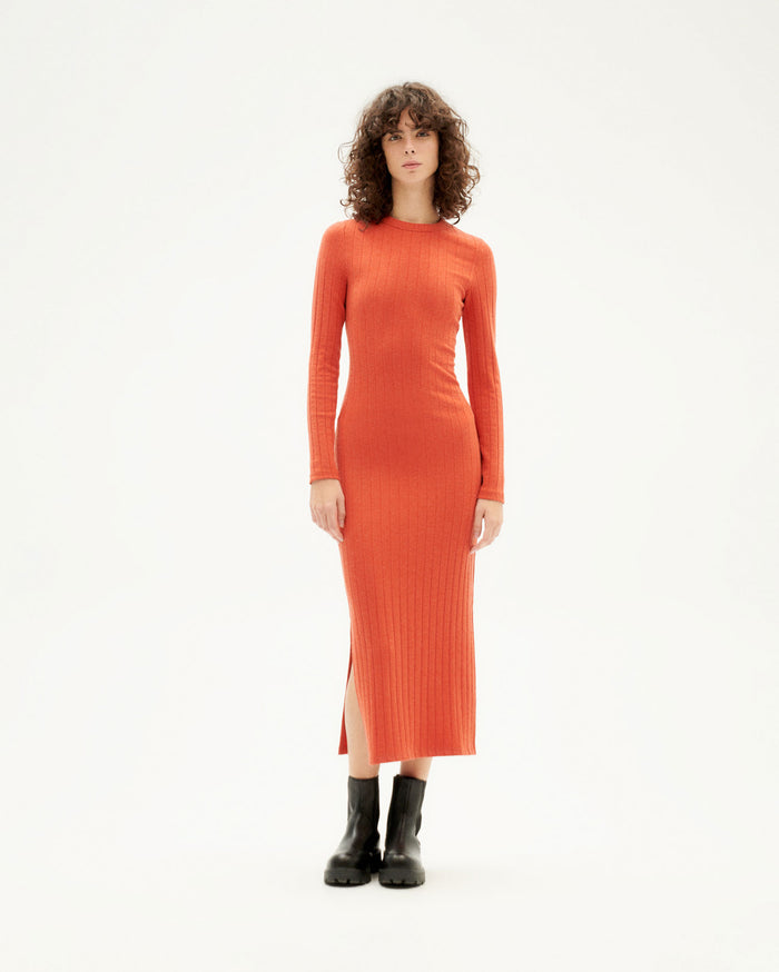 Thinking Mu Vestido Naranja Gina