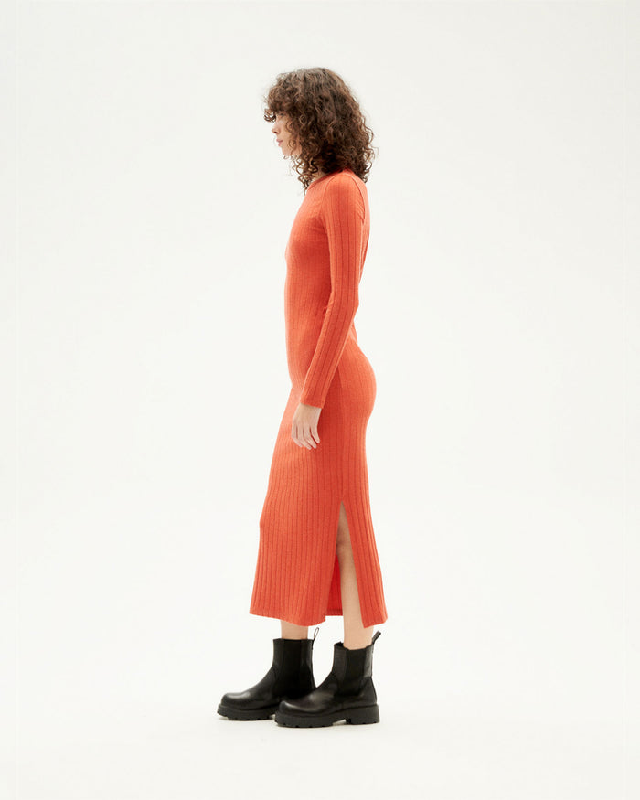 Thinking Mu Vestido Naranja Gina