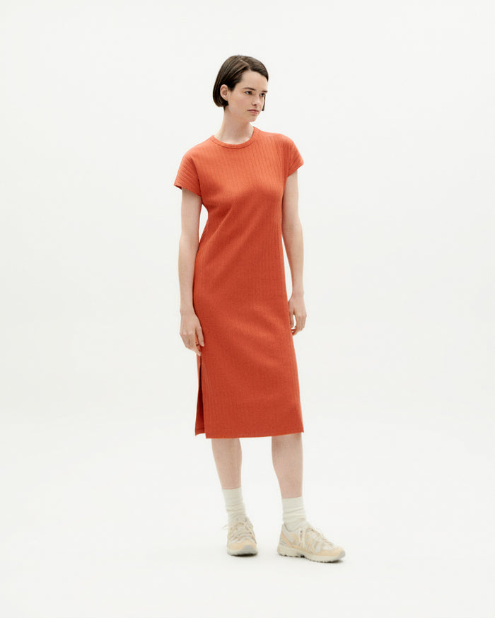 Thinking Mu Vestido Naranja Trash Cherry