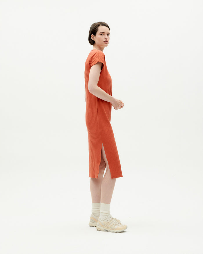 Thinking Mu Vestido Naranja Trash Cherry