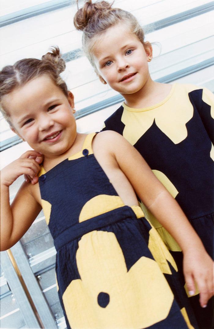 Thinking Mu Vestido Navy Butterfly Baloo