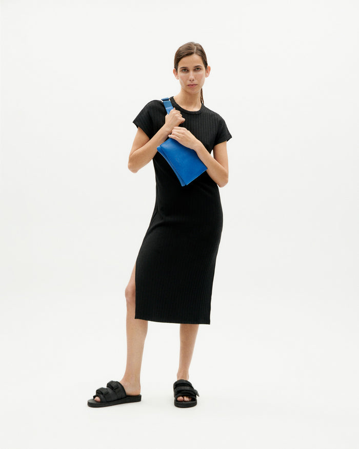 Thinking Mu Vestido Negro Trash Cherry