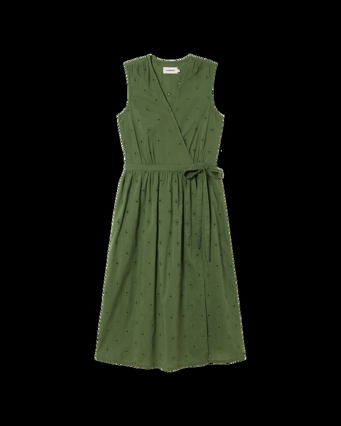 thinking mu Vestido verde cactus Amapola