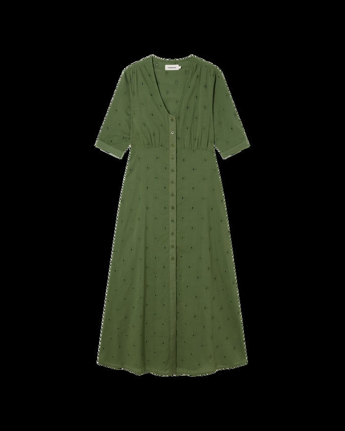 thinking mu Vestido verde cactus Camelia