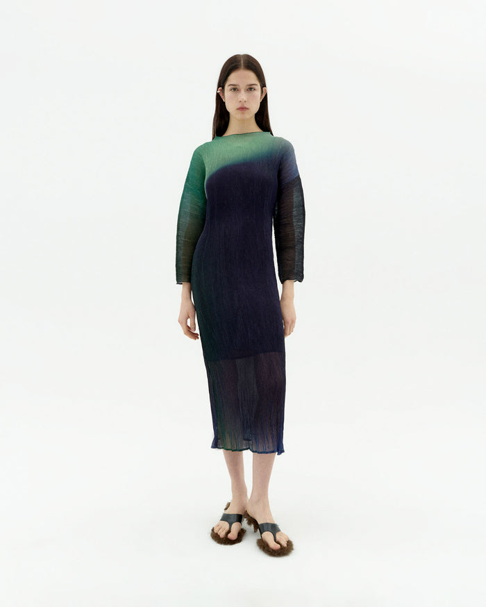 thinking mu Vestido verde Niki