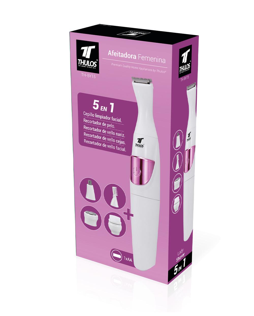 Thulos Afeitadora Corporal 5 En 1 Cabezales Extraíbles. THULOS TH-BY15
